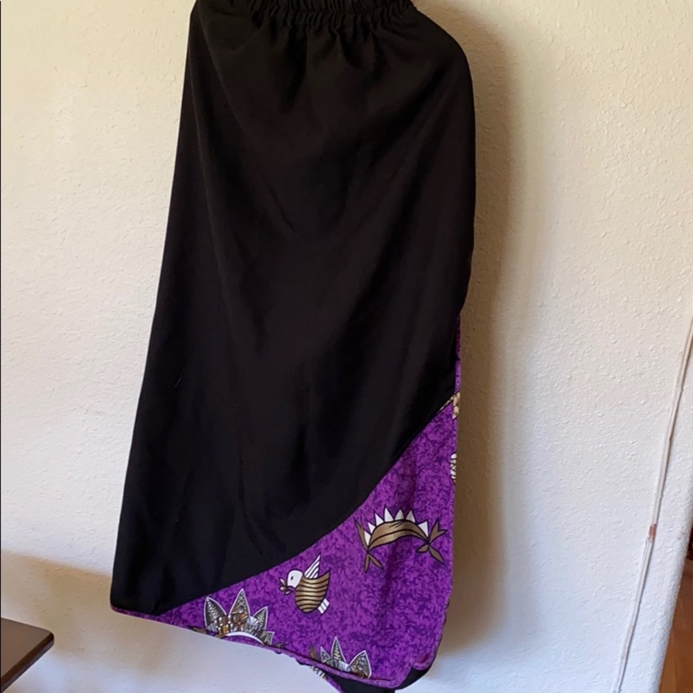 Long kimono skirt